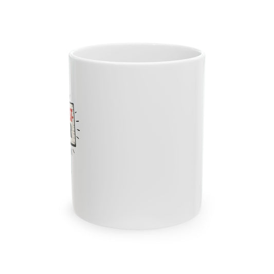 Ceramic Mug - 'Best Dad Ever' Retro Badge Coffee Cup (11oz, 15oz)